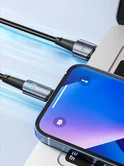 Дата-кабель Moon USB - Lightning, 1,2м, серый, Deppa 72523