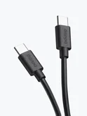 Дата-кабель USB-C - USB-C, 3A, 1.2м, черный, Deppa 72302