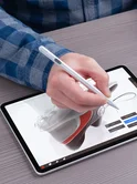 Стилус активный Magic Pencil  для планшетов, универсальный, белый, Deppa 63160