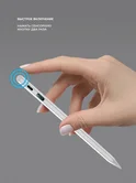 Стилус активный Magic Pencil  для планшетов, универсальный, белый, Deppa 63160