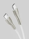 Дата-кабель Apollo USB-С - USB-С, 60Вт, 1м, белый, Deppa 72603