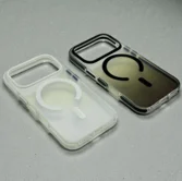 Чехол iPhone 17 Pro Max Njoyny NY-09 MagSafe (белый)